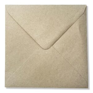 14x14cm Enveloppen | Kraft Bruin | 1000 stuks