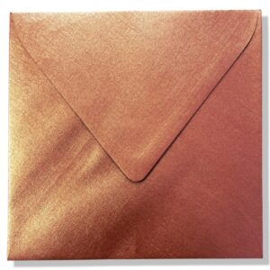 14x14cm Enveloppen | Brons | 1000 stuks