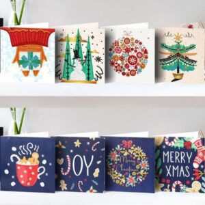 8 Diamond Painting Kerstkaarten | 8 DP KK 006