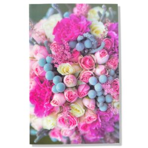 10 Wenskaarten Blanco Bloemen | 11x17cm | incl. Envelop | BL1.1.1