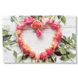 10 Wenskaarten Blanco Bloemen | 11x17cm | incl. Envelop | BL1.1.7