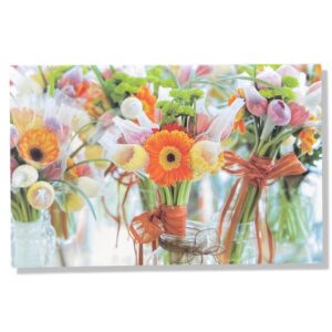 10 Wenskaarten Blanco Bloemen | 11x17cm | incl. Envelop | BL1.2.3