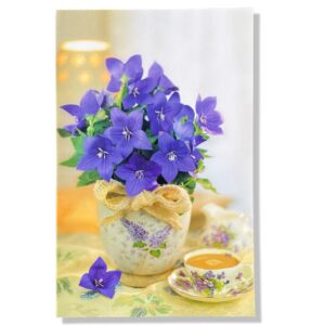 10 Wenskaarten Blanco Bloemen | 11x17cm | incl. Envelop | BL1.3.8