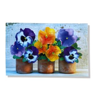 10 Wenskaarten Blanco Bloemen | 11x17cm | incl. Envelop | BL1.5.10