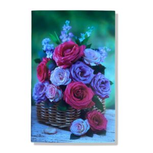 10 Wenskaarten Blanco Bloemen | 11x17cm | incl. Envelop | BL1.5.6