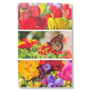 10 Wenskaarten Blanco Bloemen | 11x17cm | incl. Envelop | BL2.1.1