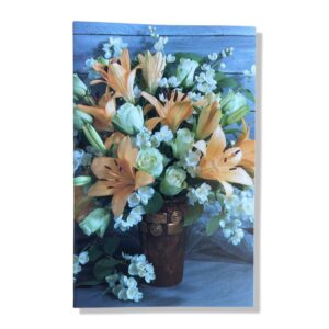 10 Wenskaarten Blanco Bloemen | 11x17cm | incl. Envelop | BL2.3.1