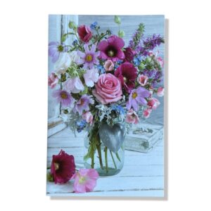 10 Wenskaarten Blanco Bloemen | 11x17cm | incl. Envelop | BL2.3.2