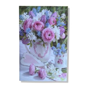 10 Wenskaarten Blanco Bloemen | 11x17cm | incl. Envelop | BL2.3.3