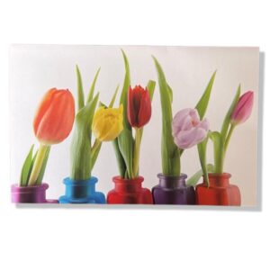 10 Wenskaarten Blanco Bloemen | 11x17cm | incl. Envelop | BL2.4.6