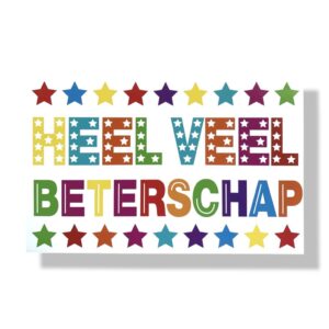 10 Wenskaarten Beterschap | 11x17cm | incl. Envelop | BS5.2.1