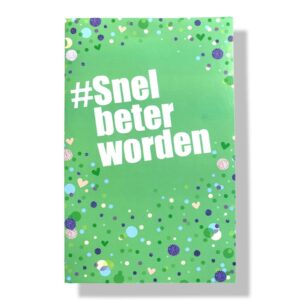 10 Wenskaarten Beterschap | 11x17cm | incl. Envelop | BS5.1.9