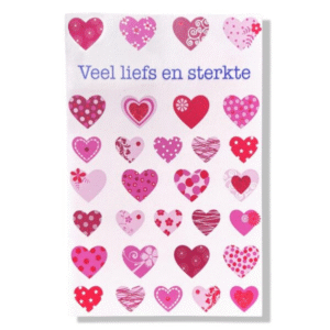 10 Wenskaarten | Beterschap | Liefs en sterkte | 11x17cm | incl. Envelop | BS5.5.5