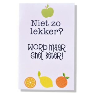 10 Wenskaarten | Beterschap | 11x17cm | incl. Envelop | BS6.2.6