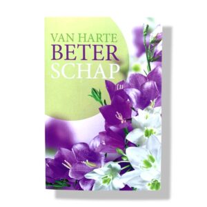 10 Wenskaarten | Beterschap | Bloemen | 11x17cm | incl. Envelop | BS6.5.1