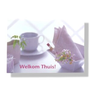 10 Wenskaarten | Beterschap | Welkom thuis | 11x17cm | incl. Envelop | BS6.5.8