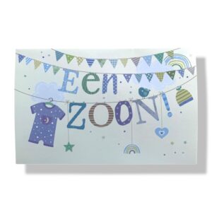 10 Wenskaarten | Geboorte | Zoon | 11x17cm | incl. Envelop | GEB11.1.1