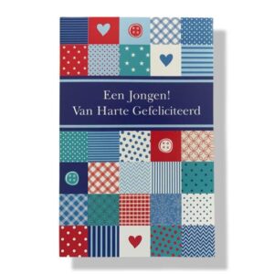 10 Wenskaarten | Geboorte | Zoon | 11x17cm | incl. Envelop | GEB11.1.3