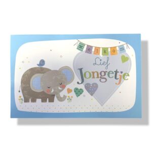 10 Wenskaarten | Geboorte | Zoon | 11x17cm | incl. Envelop | GEB11.2.3