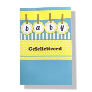 10 Wenskaarten | Geboorte | 11x17cm | incl. Envelop | GEB11.4.10