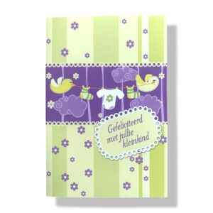 10 Wenskaarten | Geboorte Kleinkind | 11x17cm | incl. Envelop | GEB11.4.9