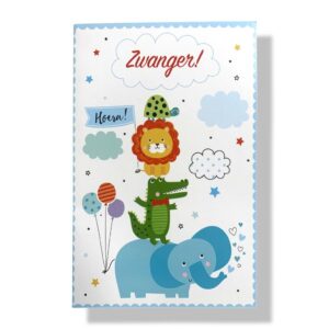 10 Wenskaarten | Geboorte | In verwachting | 11x17cm | incl. Envelop | GEB11.5.9