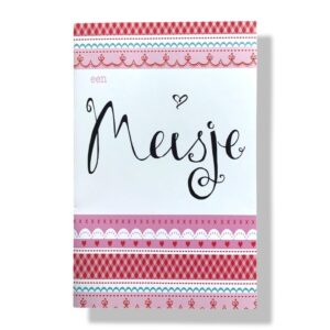 10 Wenskaarten | Geboorte | Dochter | 11x17cm | incl. Envelop | GEB12.3.8