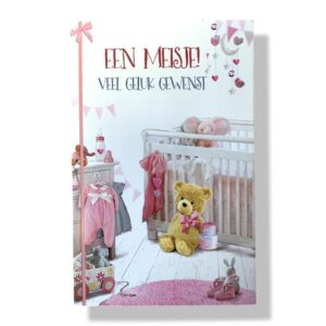 10 Wenskaarten | Geboorte | Dochter | 11x17cm | incl. Envelop | GEB12.3.9
