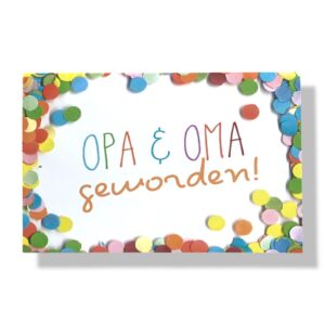 10 Wenskaarten | Geboorte | Kleinkind | 11x17cm | incl. Envelop | GEB12.4.5