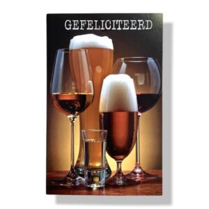10 Wenskaarten | Hartelijk gefeliciteerd | 11x17cm | incl. Envelop | HG13.3.1