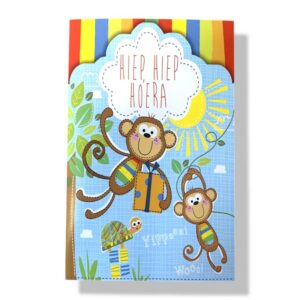 10 Wenskaarten | Hartelijk gefeliciteerd | 11x17cm | incl. Envelop | HG13.4.1