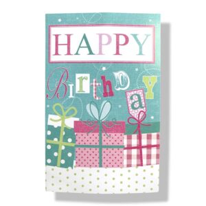 10 Wenskaarten | Hartelijk gefeliciteerd | 11x17cm | incl. Envelop | HG14.1.7