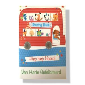 10 Wenskaarten | Hartelijk gefeliciteerd | 11x17cm | incl. Envelop | HG14.2.4