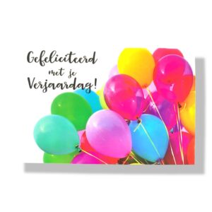 10 Wenskaarten | Hartelijk gefeliciteerd | 11x17cm | incl. Envelop | HG14.4.7