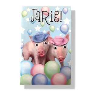 10 Wenskaarten | Hartelijk gefeliciteerd | 11x17cm | incl. Envelop | HG14.5.1