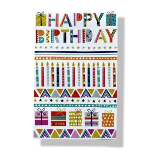 10 Wenskaarten | Hartelijk gefeliciteerd | 11x17cm | incl. Envelop | HG14.5.5