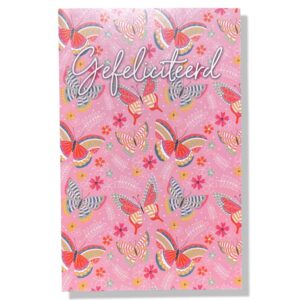 10 Wenskaarten | Hartelijk gefeliciteerd | 11x17cm | incl. Envelop | HG15.3.3