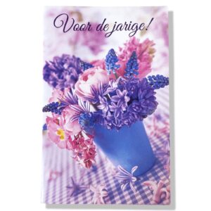 10 Wenskaarten | Hartelijk gefeliciteerd | Bloemen | 11x17cm | incl. Envelop | HG16.1.10