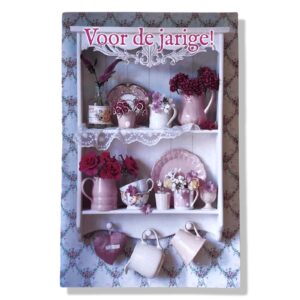 10 Wenskaarten | Hartelijk gefeliciteerd | Bloemen | 11x17cm | incl. Envelop | HG16.2.1