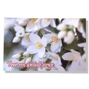 10 Wenskaarten | Hartelijk gefeliciteerd | Bloemen | 11x17cm | incl. Envelop | HG16.2.2