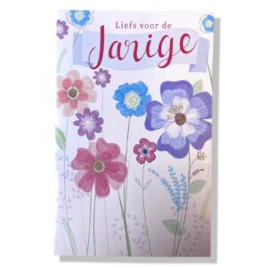 10 Wenskaarten | Hartelijk gefeliciteerd | Bloemen | 11x17cm | incl. Envelop | HG16.2.5