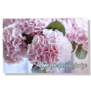 10 Wenskaarten | Hartelijk gefeliciteerd | Bloemen | 11x17cm | incl. Envelop | HG16.2.6