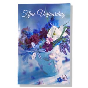 10 Wenskaarten | Hartelijk gefeliciteerd | Bloemen | 11x17cm | incl. Envelop | HG16.4.3