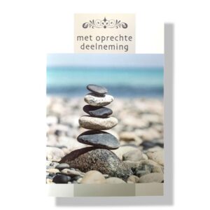 10 Wenskaarten | Oprechte deelneming | 11x17cm | incl. Envelop | OD7.1.7