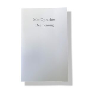 10 Wenskaarten | Oprechte deelneming | 11x17cm | incl. Envelop | OD7.1.8