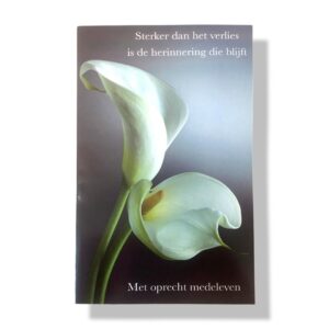 10 Wenskaarten | Oprechte deelneming | 11x17cm | incl. Envelop | OD7.2.4