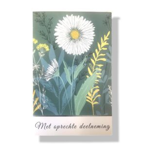 10 Wenskaarten | Oprechte deelneming | 11x17cm | incl. Envelop | OD7.3.3
