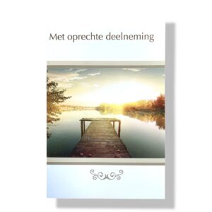 10 Wenskaarten | Oprechte deelneming | 11x17cm | incl. Envelop | OD7.3.7