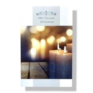 10 Wenskaarten | Oprechte deelneming | 11x17cm | incl. Envelop | OD7.3.8