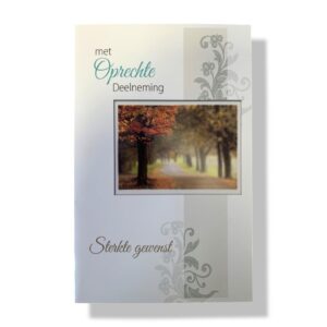 10 Wenskaarten | Oprechte deelneming | 11x17cm | incl. Envelop | OD7.4.8